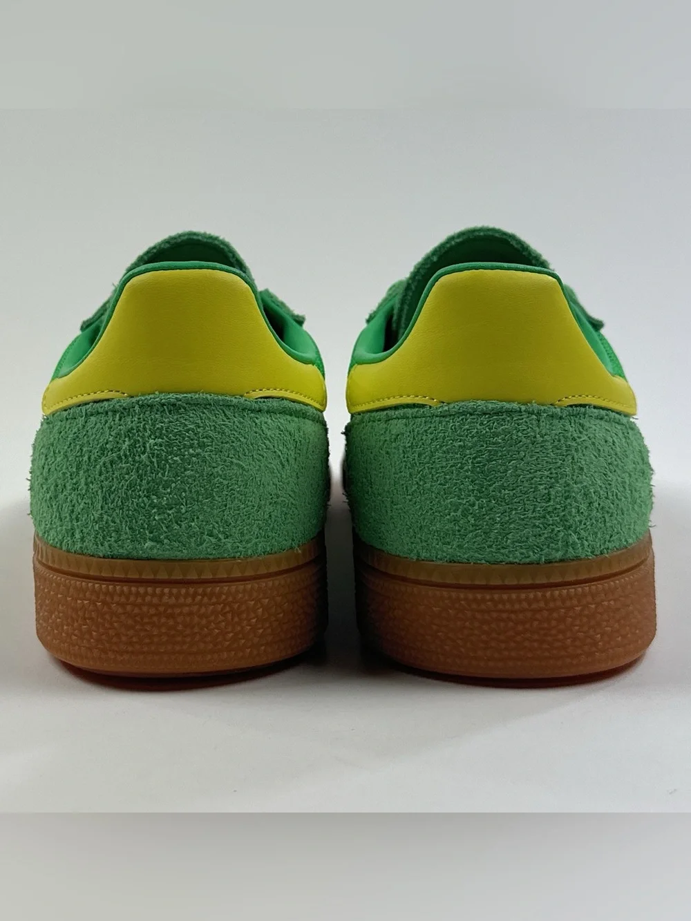 adidas Originals Handball Spezial Green Yellow Mens 9.5 Shoes Athletic JH5444